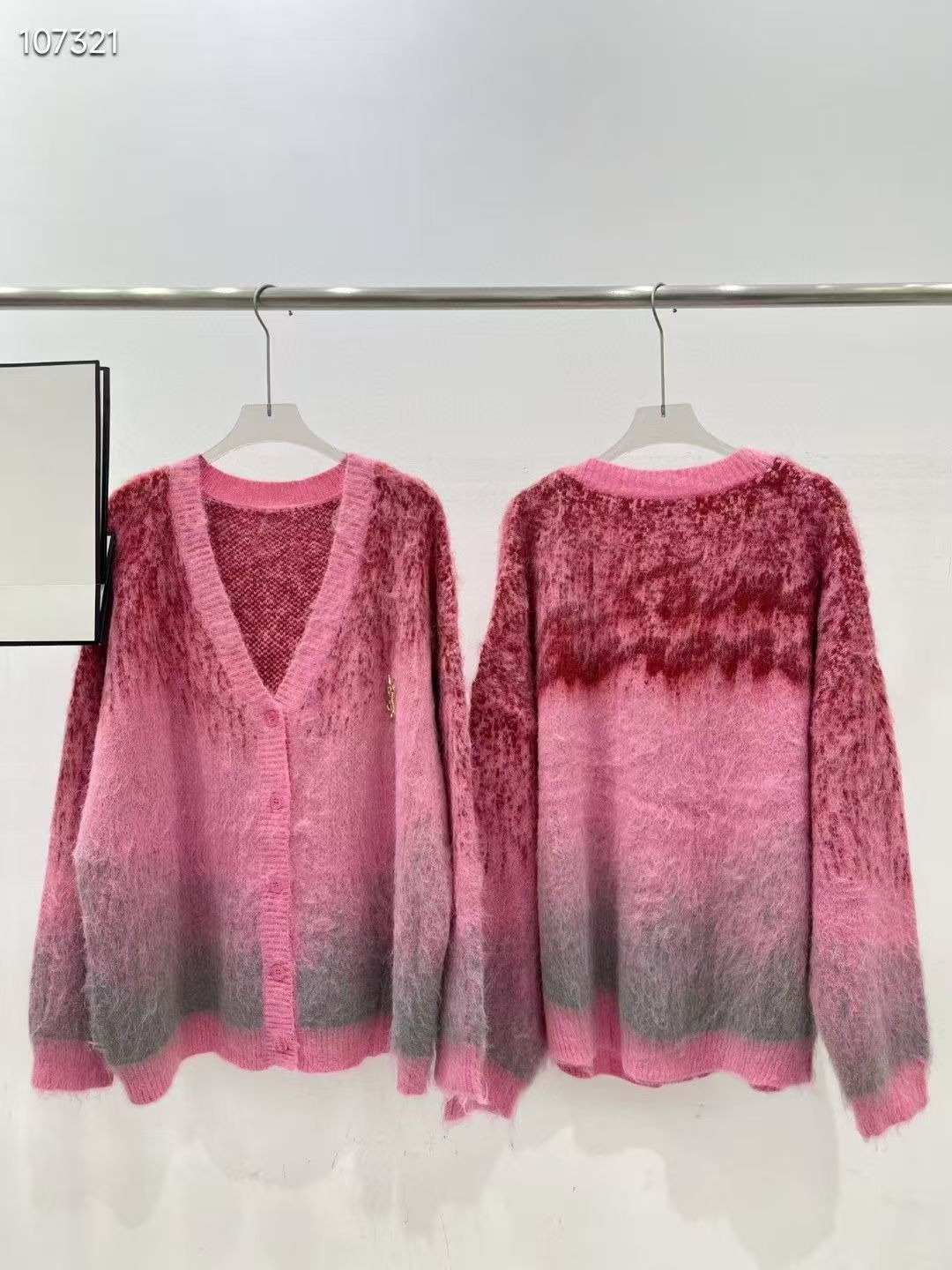 Áo len Ys hồng oversize 7652