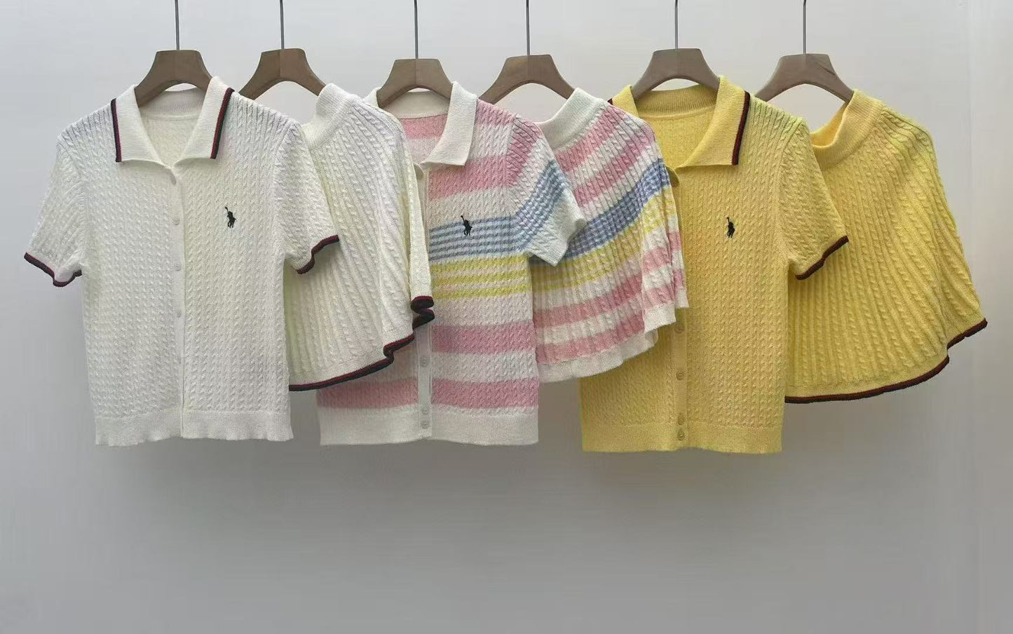 Sét Polo chân váy MÀU VÀNG 6543