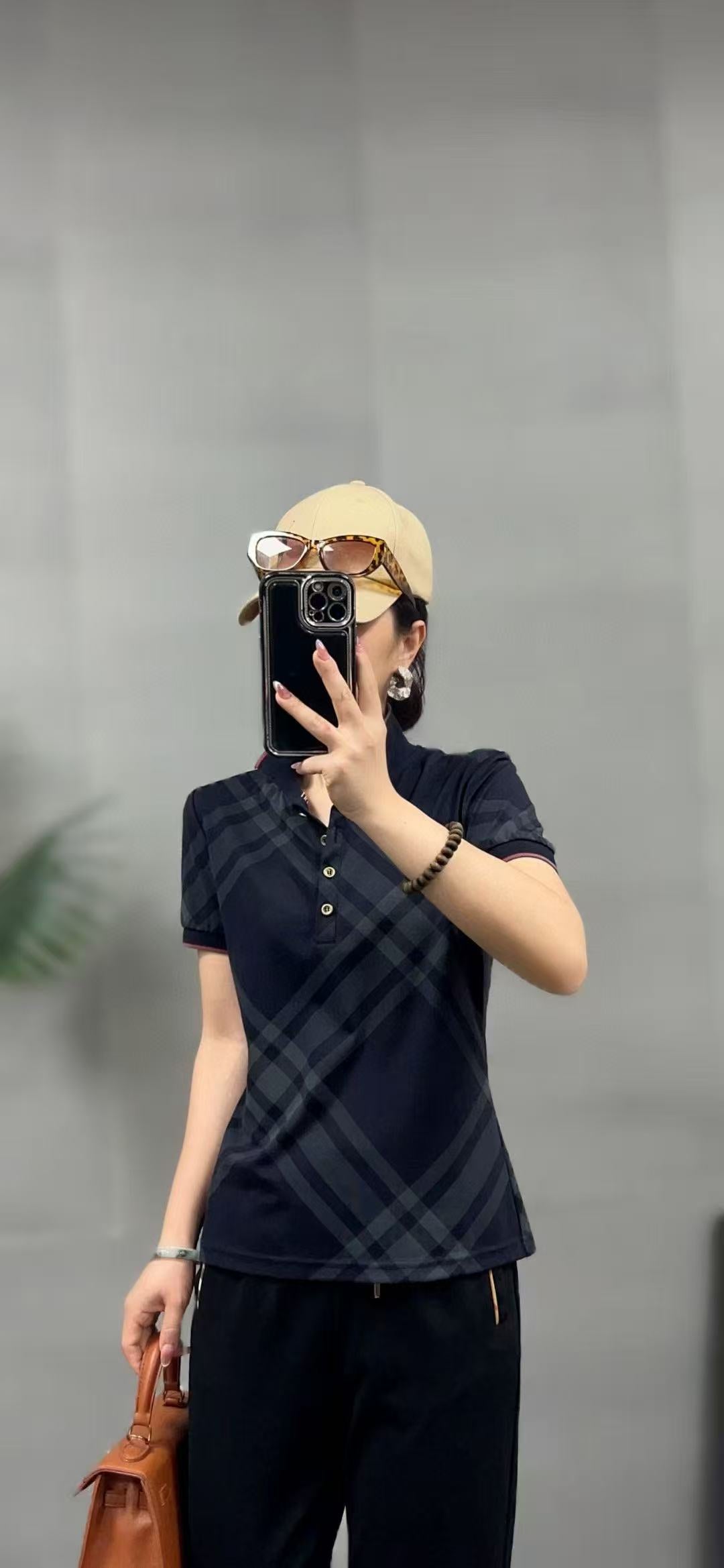 Áo BB cổ bẻ sọc xanh than xịn 6288