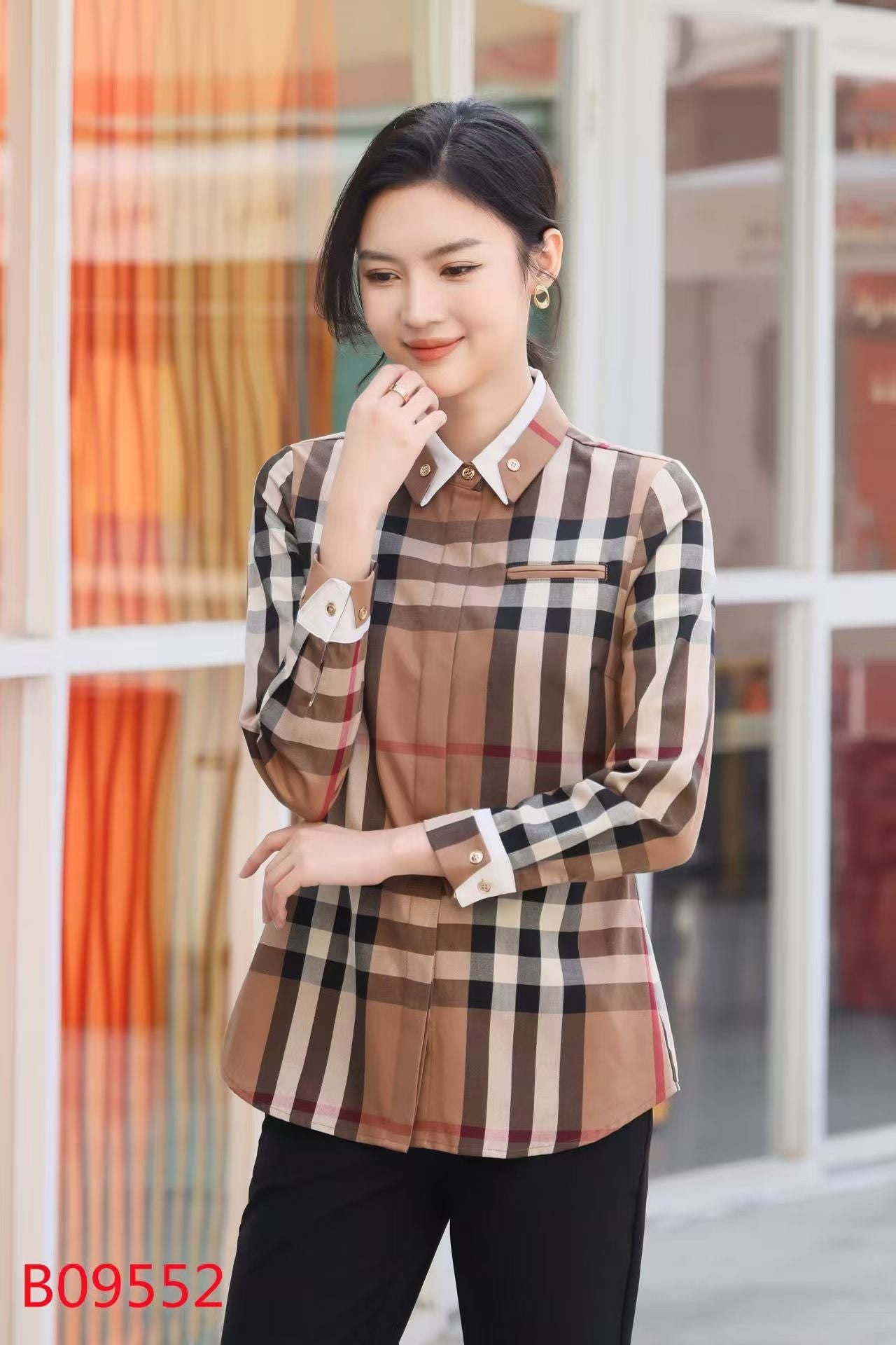 Áo Bb sơ mi cổ viền trắng 7622