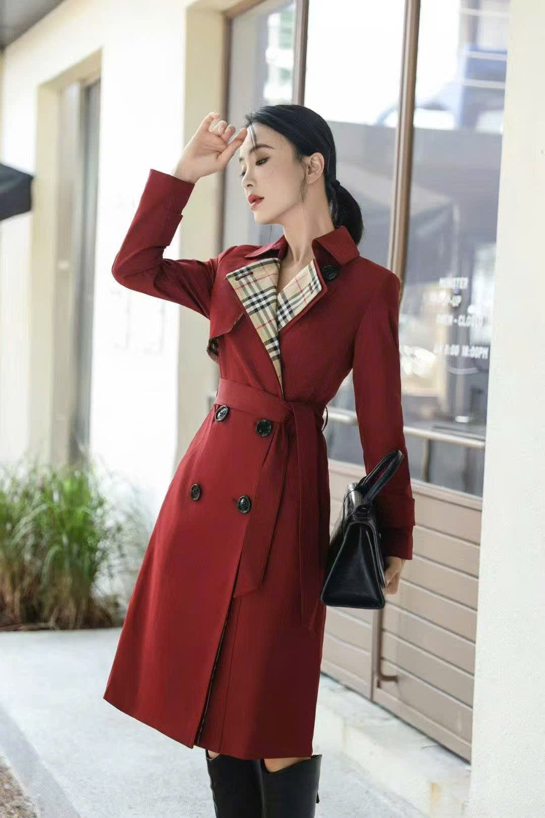 Áo BB dáng dài kèm betl xịn màu đỏ 7368