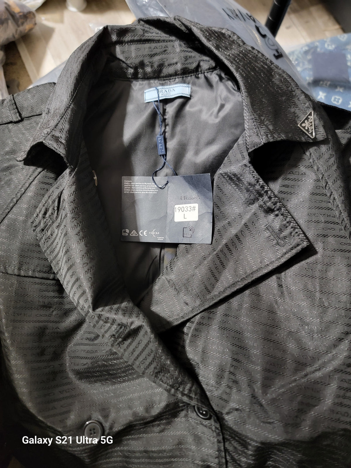 Áo jacket vest Pra dáng dài Màu Đen 9669