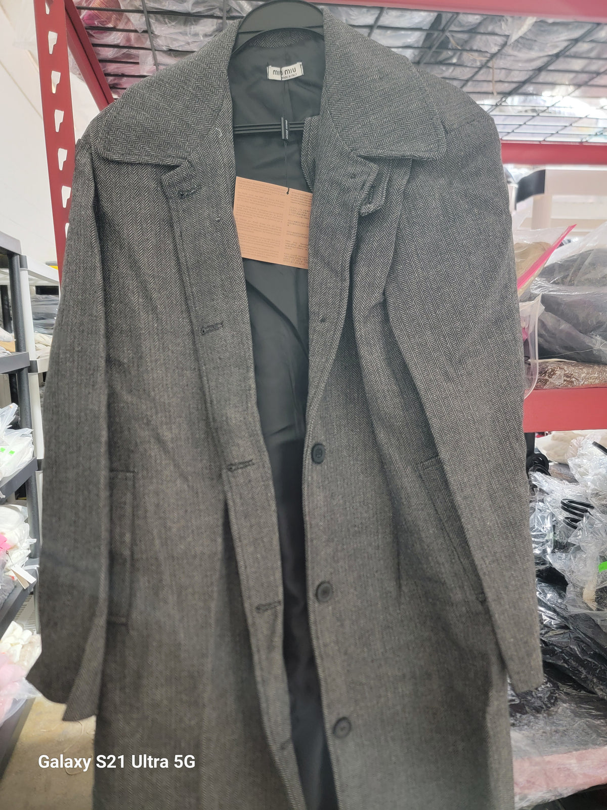 Áo vest Miu dài Màu Xám Đen 9668