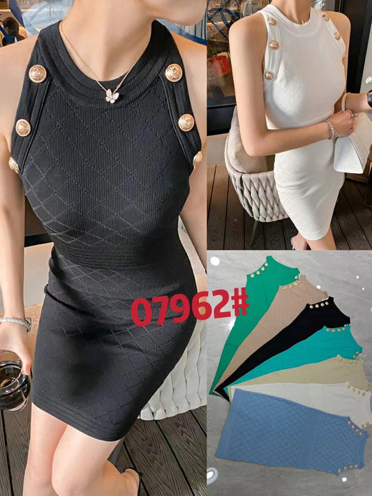 Đầm body màu trắng 1209