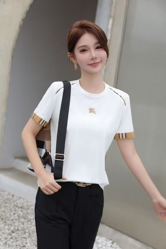 Áo BB thun chui cổ xịn Màu Trắng 6278