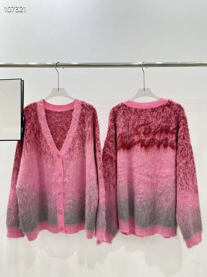 Áo len Ys hồng oversize 7652