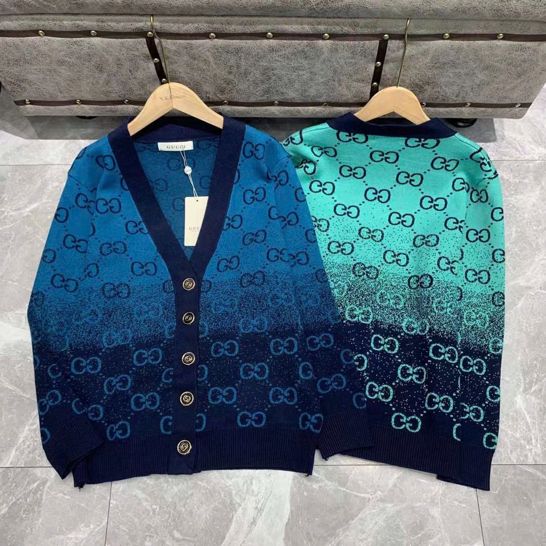 Áo cardigan GC màu xanh dương 3427