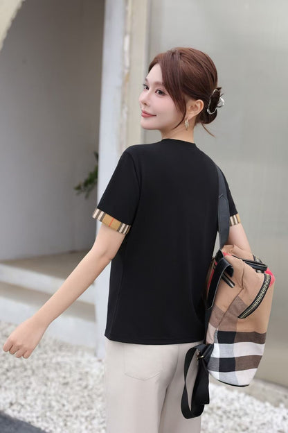 Áo BB thun chui cổ xịn Màu Đen 6269