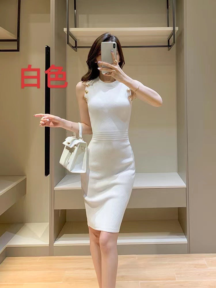 Đầm body Màu trắng 1193