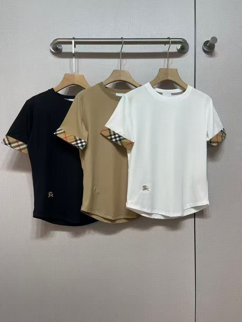 Áo BB 62135 thun cotton chui cổ viền sọc tay xịn Màu Trắng 6677