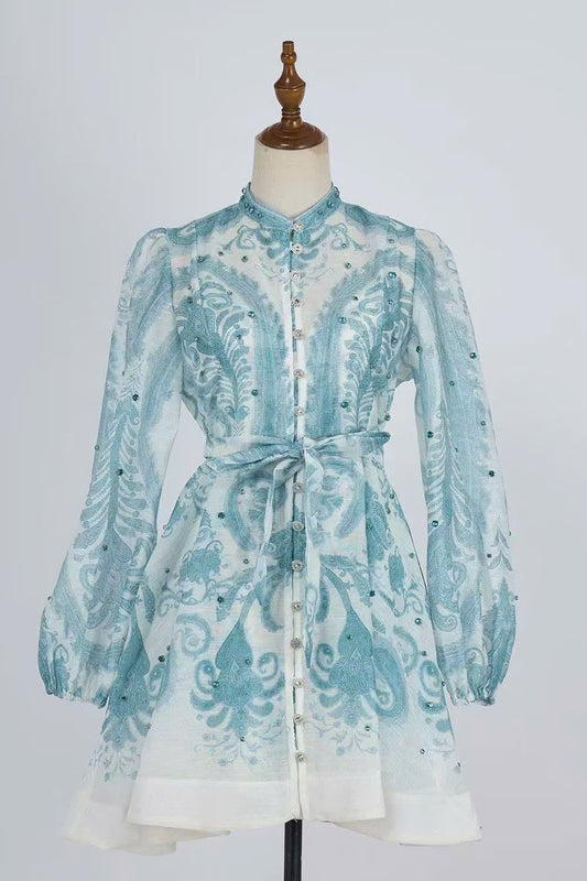 Đầm voan hai lớp đính đá cực xịn 6363