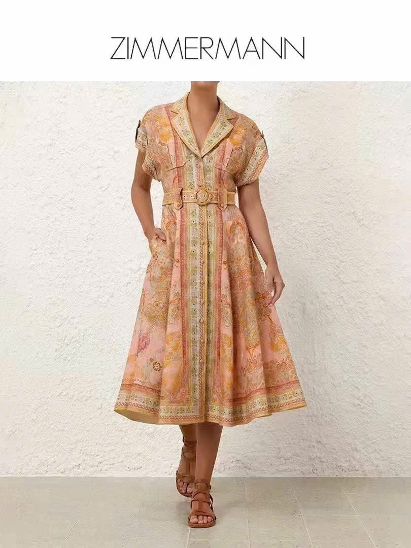 Đầm Zim kèm belt 5310