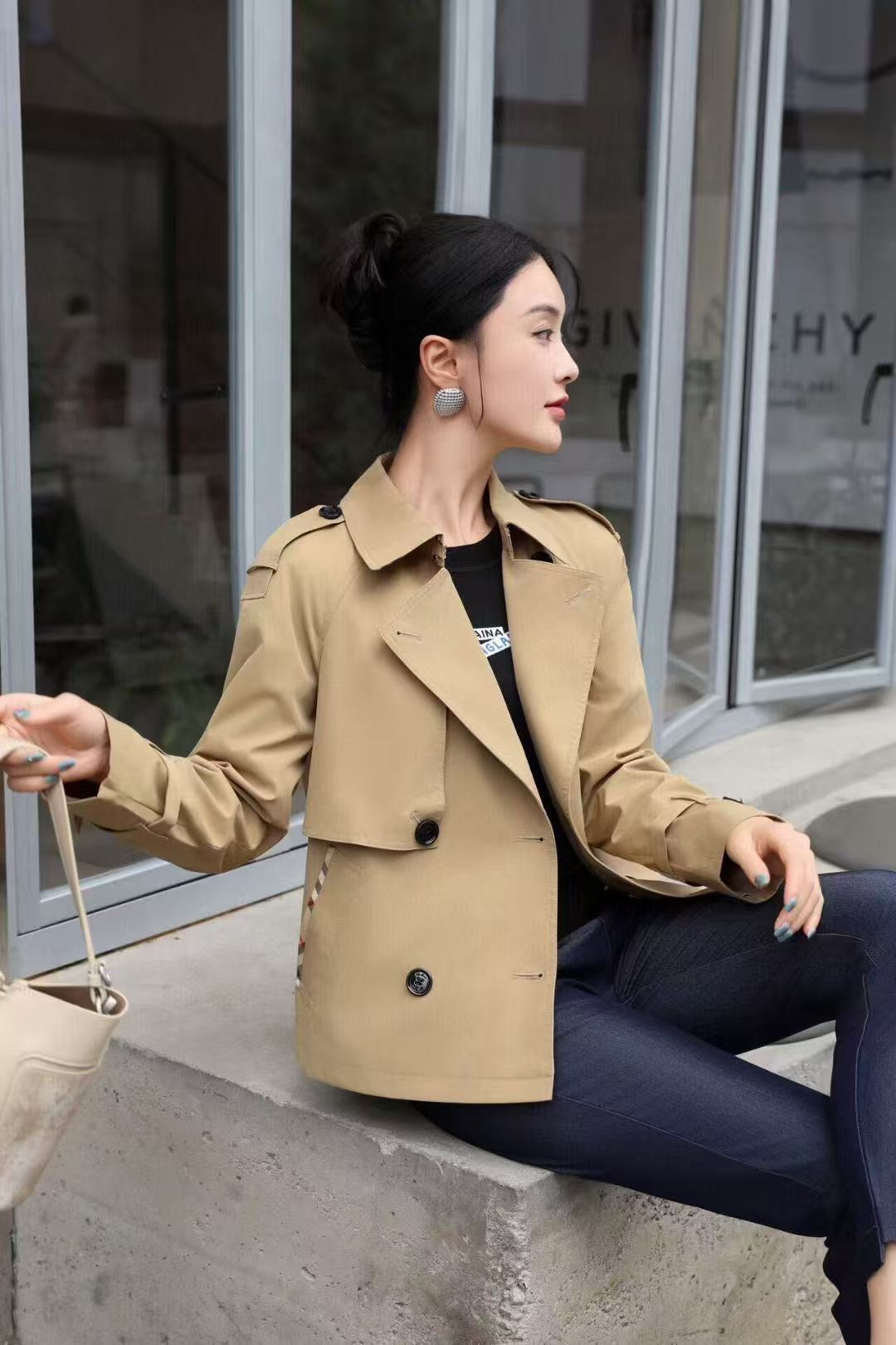 Áo BB khoác ngắn Màu Kem 7565