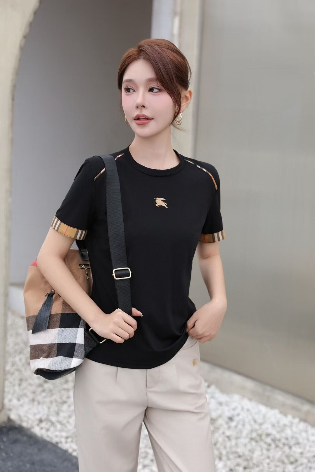 Áo BB thun chui cổ xịn Màu Đen 6269