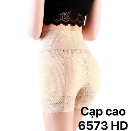 Quần nâng mông toả nhiệt cạp cao màu nude