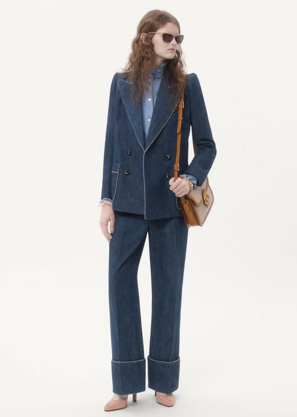 Set VL vest jean xịn 7282