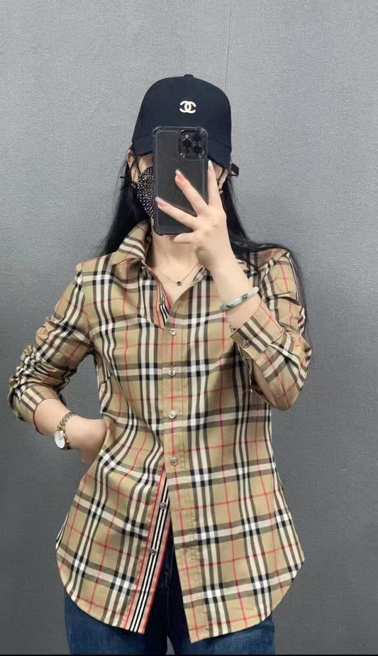 Áo Bb 1143 sơ mi sọc nhỏ body 7644