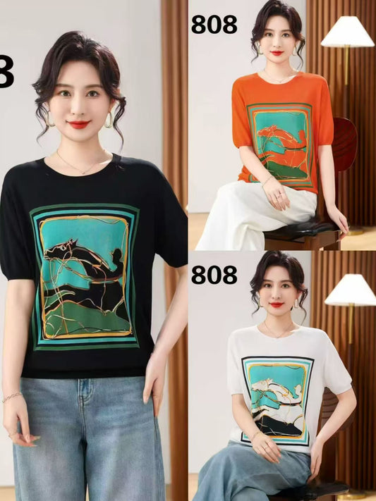 Áo Montoghi phối xanh ngực MÀU ĐEN 7951
