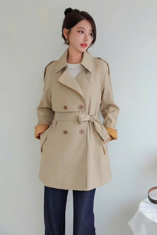 Áo BB jacket kèm dây belt cột nơ 7327