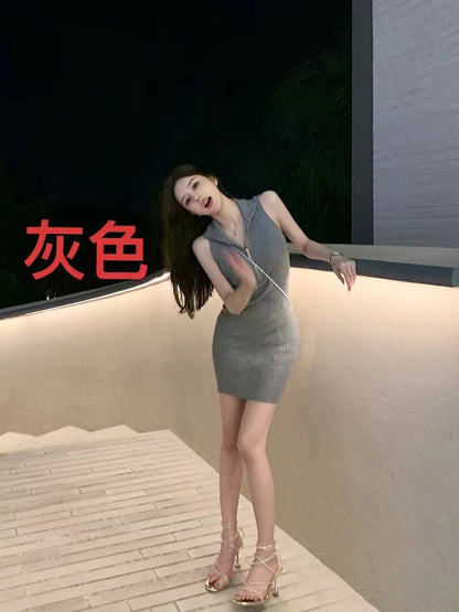 Đầm body Màu đen 1166