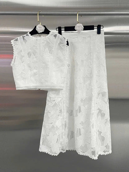 Sét ren váy trắng tinh khôi cực xịn 5323