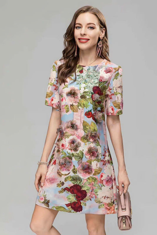 Đầm suông King Dress Roses  113